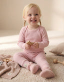 Baby Girl and Boy Natural Waffle Two-Piece Set | 6 Months – 3/4 Years | Soft Textured Baby Set | RG255