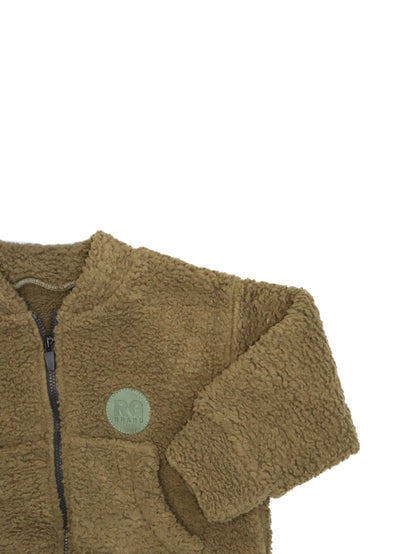 Baby Unisex Winter Cardigan with Zipper and Pockets