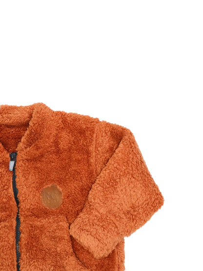 Детский зимний кардиган унисекс с молнией и карманами