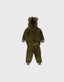 Baby Warm Hooded Winter Tracksuit Set with Ear Detail