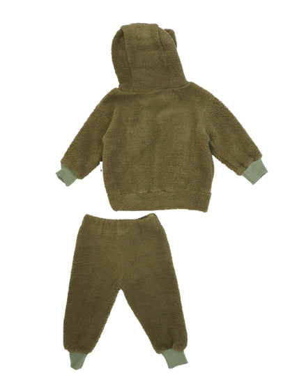 Детский зимний спортивный спортивный костюм с капюшоном и капюшоном