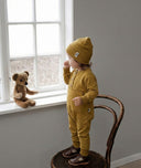 Erkek Ve Kız Bebek Bambu Tulum Ve Bere Takımı | 3 Ay – 3 Yaş | Özel Yumuşak Kumaş | RG303