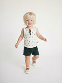 Bebek Doğal Baskılı Şort ve Tişort Takım