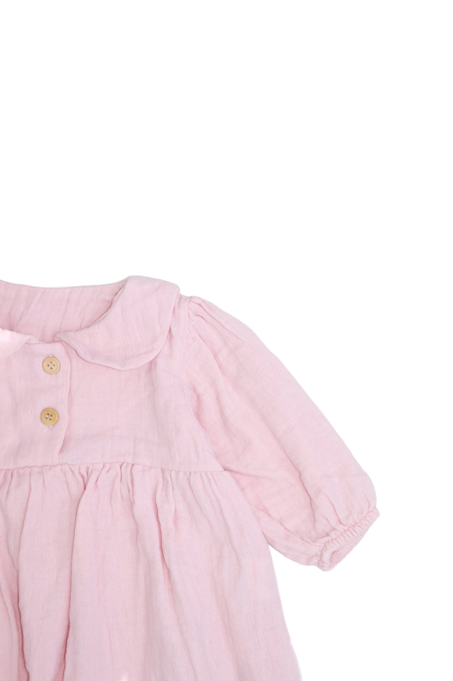 Детское платье с воротником из 100% муслина Baby