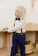 Erkek Bebek Salopet 4’lü Set | Askı ve Papyonlu Takım | 6 ay 3/4 yaş