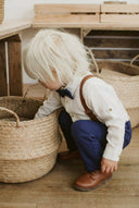 Erkek Bebek Salopet 4’lü Set | Askı ve Papyonlu Takım | 6 ay 3/4 yaş