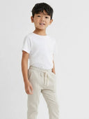 Özel günler için rahat keten bebek takımı