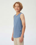 Young Boy Sleeveless T-Shirt | Ages 9-15 | Relaxed Fit Summer T-Shirt | RG3281