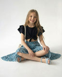 Girls' Skirt Set | Ages 9-15 | Two-Piece Set with Ruffled Sleeves | Stylish and Comfortable | RG3301