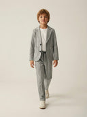 Детский костюм для мальчика | 9-15 лет | Комплект из 3 предметов из лайкры: брюки, футболка и пиджак | Для особых случаев | RG3317