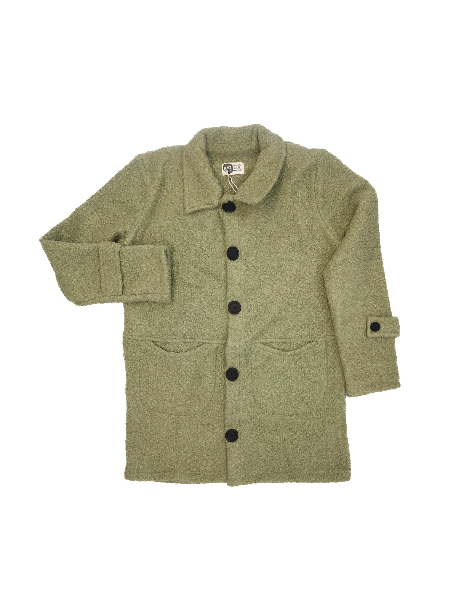 Unisex Young Button-Front Coat