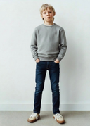 Çocuk Unisex Koyu Mavi Jean