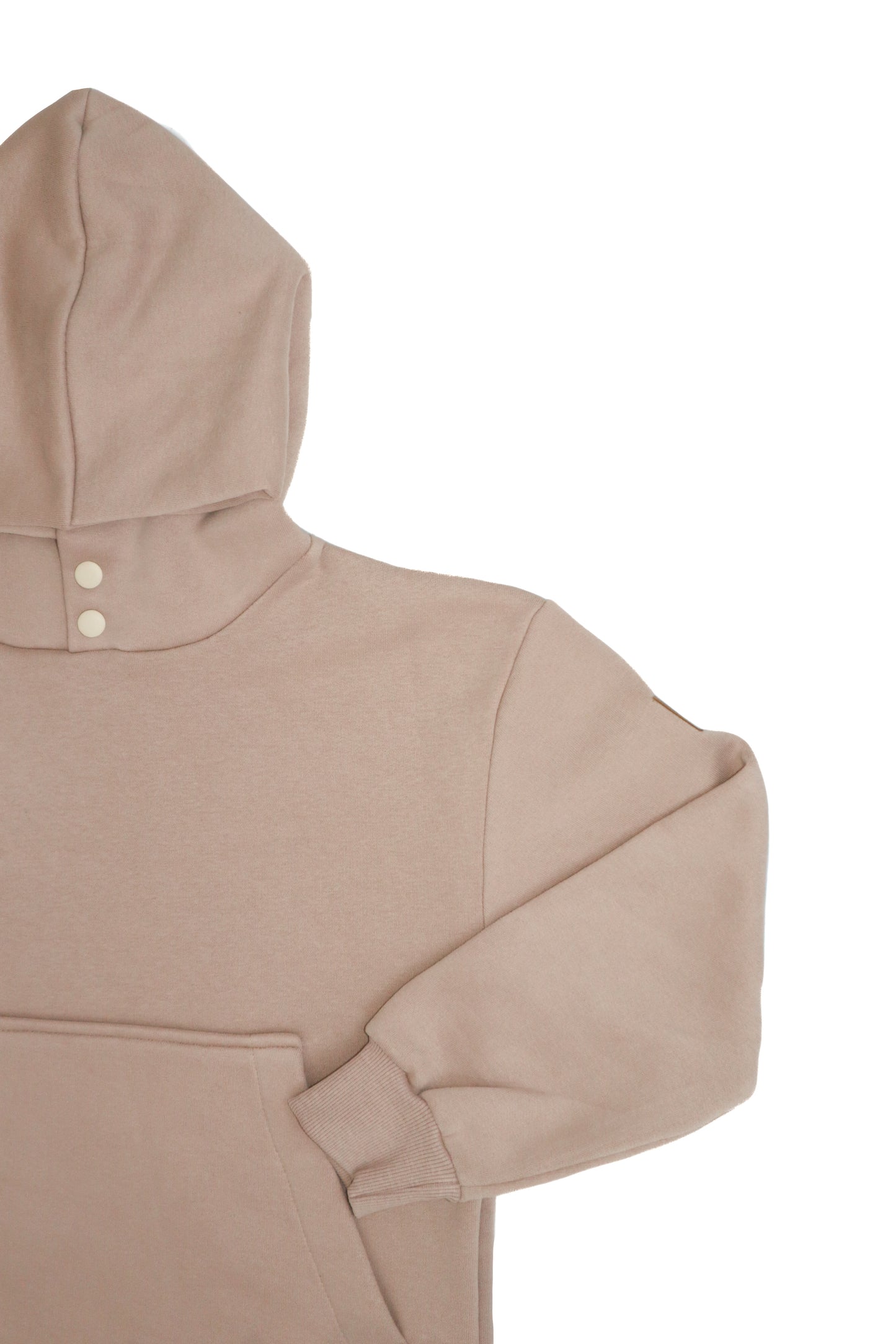 Young Unisex Snap Detailed Hooded Sweat-Tracksuit Set