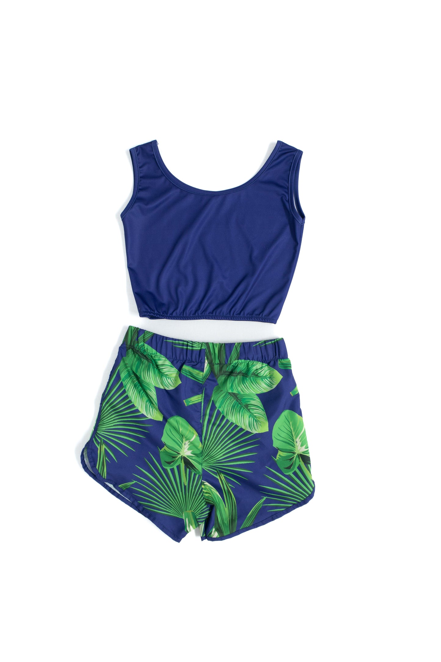 Young Girl Swimsuit Dries Quickly And Full Lycra 2 Piece Set