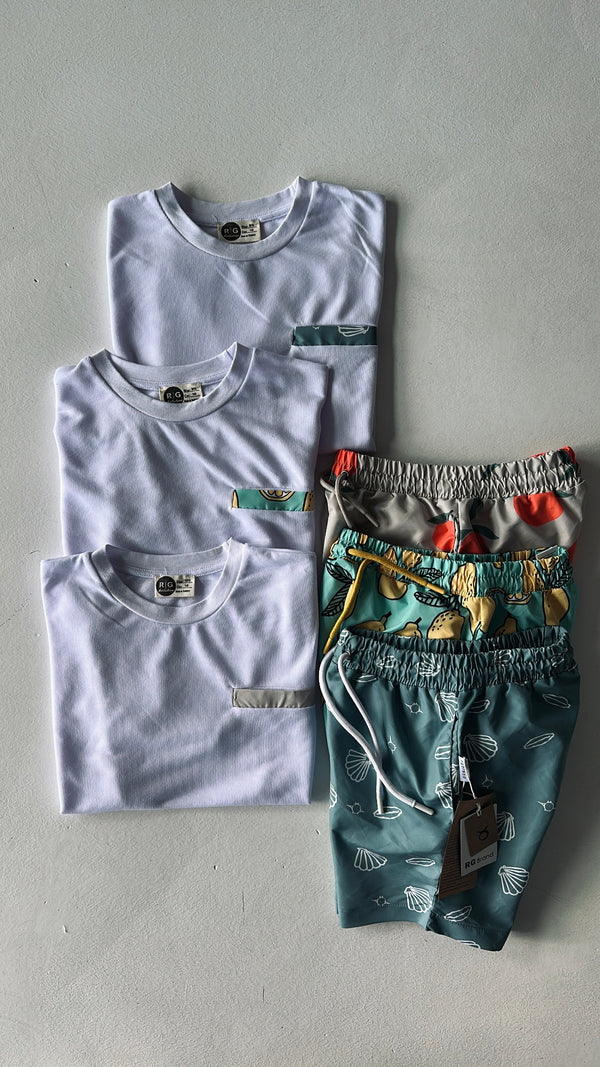 Genç Hızlı Kuruyan Tam Likralı Mayo 2 Parça Set | 9–15 Yaş | RG Brand | RG3340