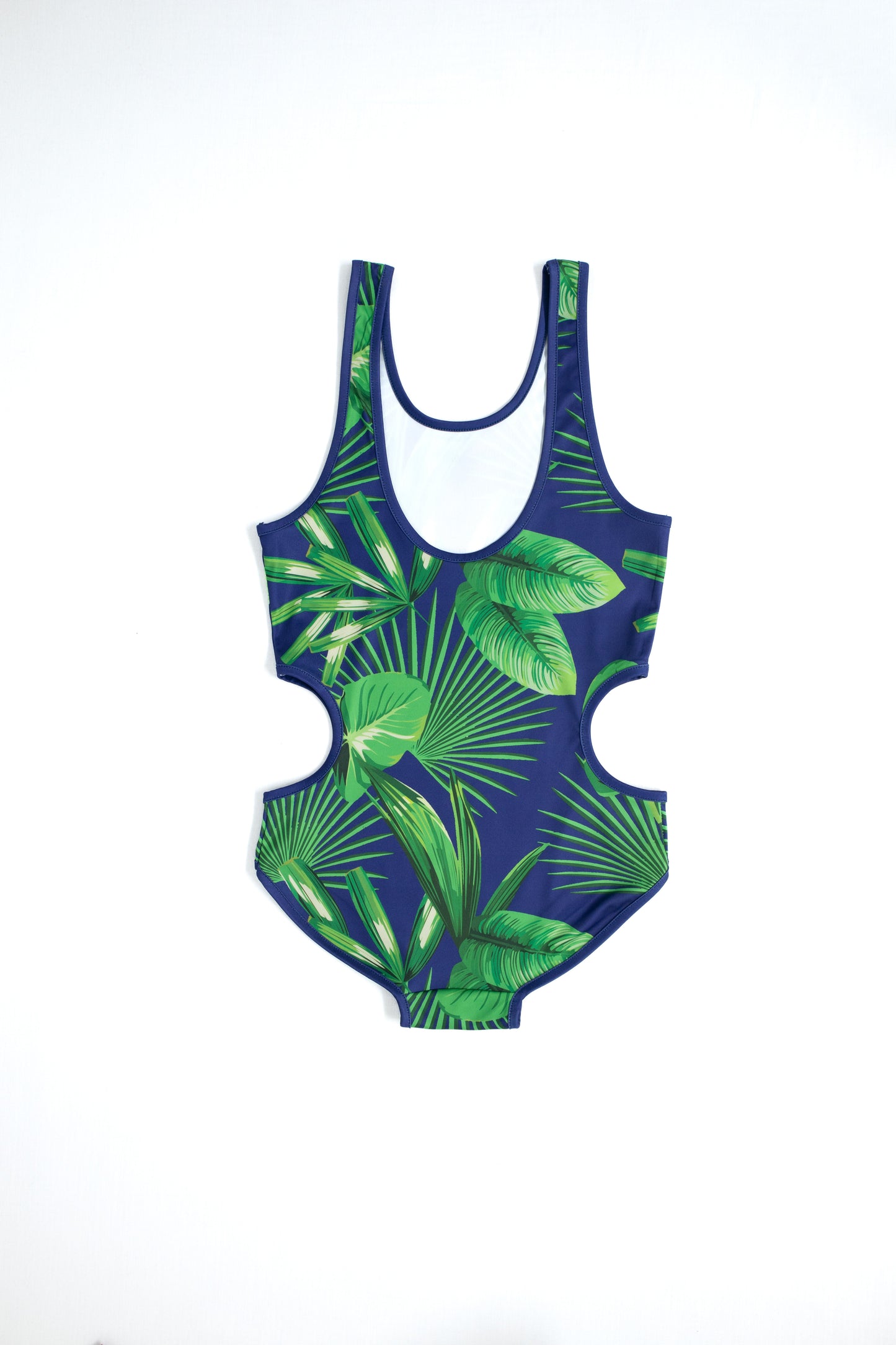 Young Girl Patterned Quick-Drying Full Lycra Swimsuit and Buckle