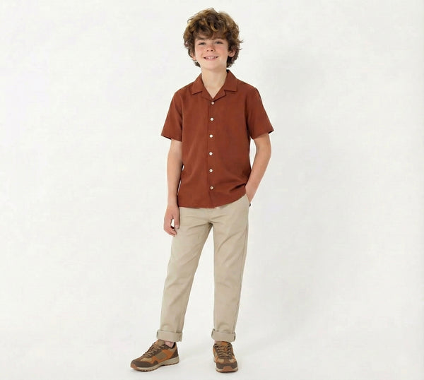 Chinohose für Jungen | 9–15 Jahre | Bequeme Passform, strapazierfähige Kinderhose | RG3352