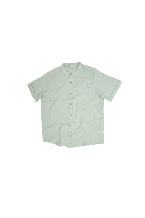 Kids Linen Short Sleeve Shirt