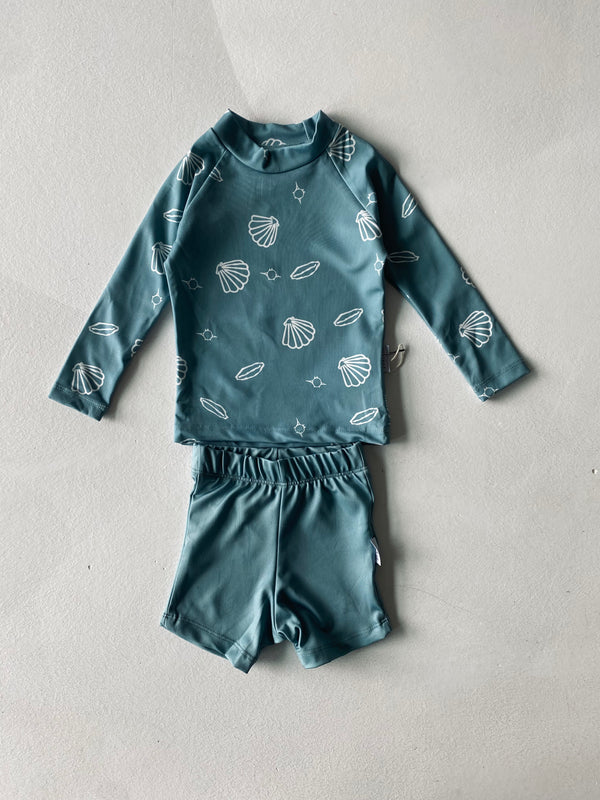 Baby-Badeset mit Langarmshirt & Shorts | 6 Monate–4 Jahre | RG Brand | RG339