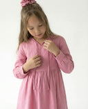 Genç Keten Elbise ve Saç Bandı %100 Pamuk 9–15 Yaş | Uzun Bileğe Kadar | RG3391