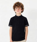 Erkek Çocuk Hakim Yaka Pike Tişört 9–15 Yaş | Nefes Alabilen Likralı, Farklı Renk Seçenekleri | RG3397