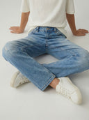 Bol Kesim Genç Kız ve Erkek Çocuk Pantolon | 9–15 Yaş | Mavi Ve Siyah | Rahat Kesim Çocuk Pantolon | RG3399