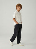 Bol Kesim Genç Kız ve Erkek Çocuk Pantolon | 9–15 Yaş | Mavi Ve Siyah | Rahat Kesim Çocuk Pantolon | RG3399