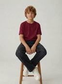 Cotton Basic T-Shirt for Girls and Boys | Ages 9-15 | Casual Fit T-Shirt | RG3392