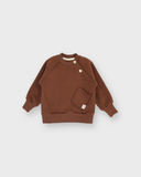 Baby-Sweatshirt mit geknöpften Taschen und detaillierten Details