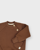 Baby-Sweatshirt mit geknöpften Taschen und detaillierten Details