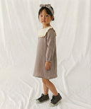 Kız Bebek Uzun Kollu Müslin Elbise ve Saç Bandı Seti (6 Ay - 3 Yaş)