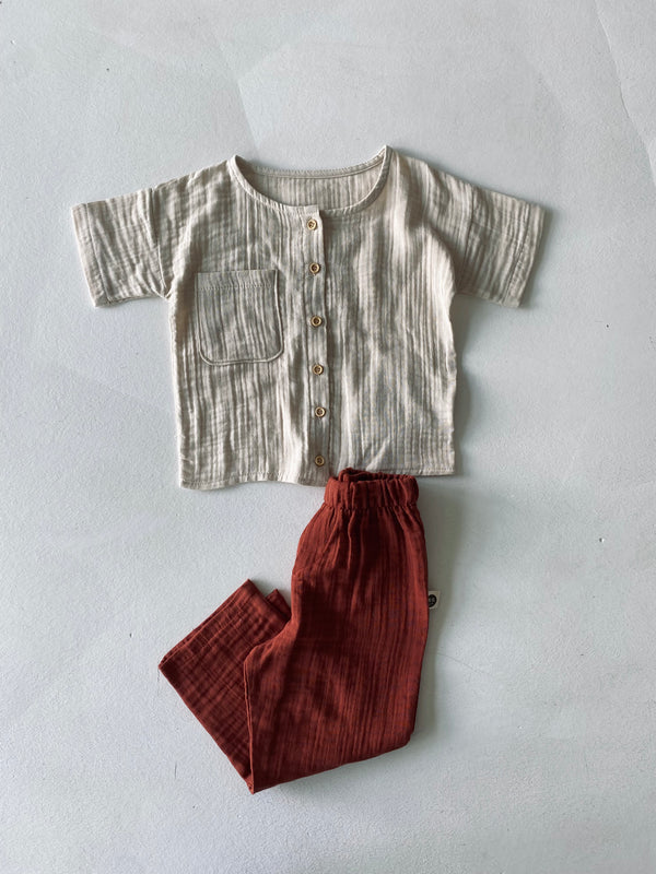 Pamuklu Müslin Bebek Takımı | RG Brand – Yumuşak ve Nefes Alabilir | RG368