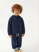 Kapüşonlu üst + cepli eşofman altı