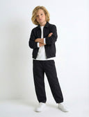 Fermuarlı Kız ve Erkek Çocuk Kot Ceket & Mont