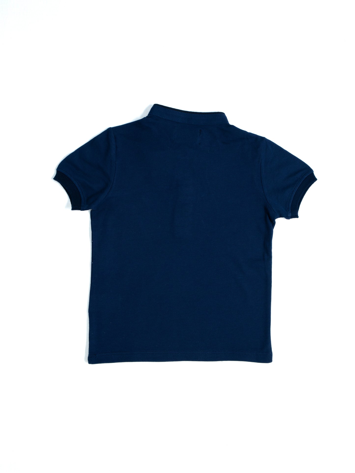 Детская футболка-поло из 100% хлопка с вышивкой