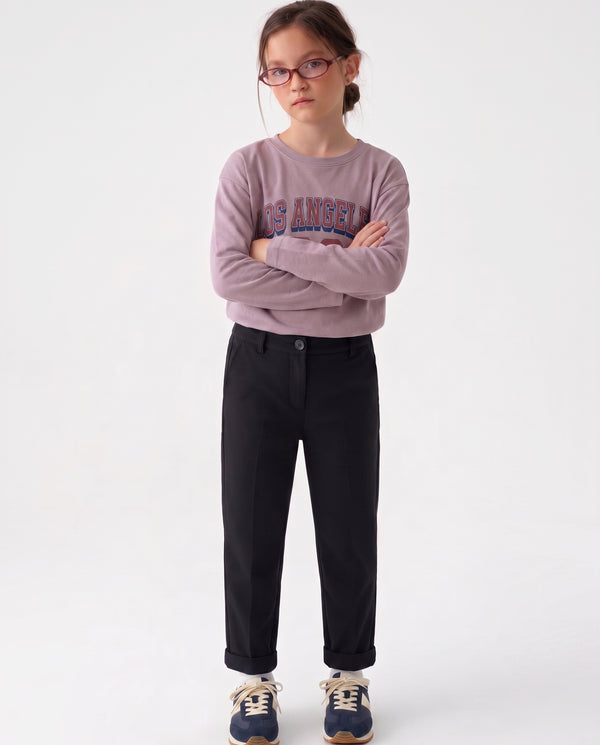 Genç Unisex Baskılı Pamuk Yazlık Uzun Kol Tişört | 9–15 Yaş | RG Brand | RG3344