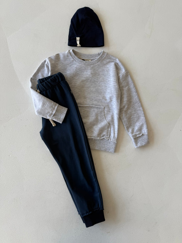 Детский комплект: свитер, шапка и спортивные брюки | RG Brand | 3–9 лет | RG1482