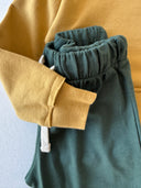 طقم سويت شيرت وبدلة رياضية للأطفال من الجنسين مكون من 3 قطع