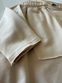 Kinder-Trainingsanzug-Set mit Schulterknöpfen und detailliertem Detail