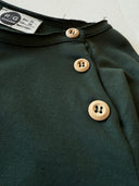 Kinder-Trainingsanzug-Set mit Schulterknöpfen und detailliertem Detail