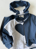 Детский комплект из платья и кардигана