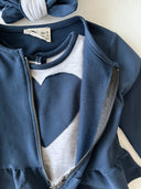 Детский комплект из платья и кардигана