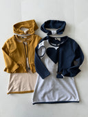 Детский комплект из платья и кардигана