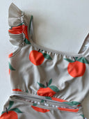 Kız Çocuk Fırfırlı Atlet, Şort ve Saç Tokası