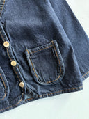 Kinder spijkerjasje – Klassiek ontwerp, comfortabele pasvorm, casual stijl