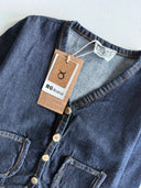 Kinder spijkerjasje – Klassiek ontwerp, comfortabele pasvorm, casual stijl