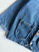 Kinder spijkerjasje – Klassiek ontwerp, comfortabele pasvorm, casual stijl