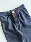 Kinderbroek met comfortabele pasvorm – Ruim, elastische tailleband, beige en jeans