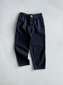 Kinderbroek met comfortabele pasvorm – Ruim, elastische tailleband, beige en jeans