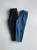 Kinderbroek met comfortabele pasvorm – Ruim, elastische tailleband, beige en jeans